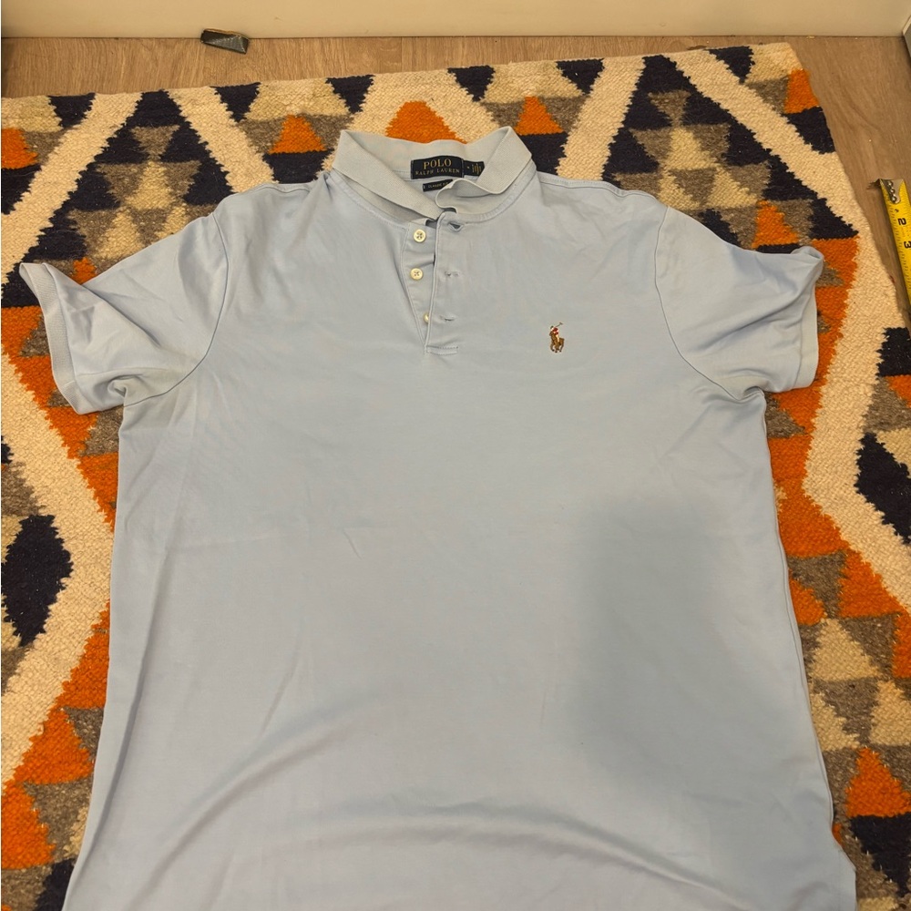 Ralph Lauren Men's Polo Shirt in Light Blue